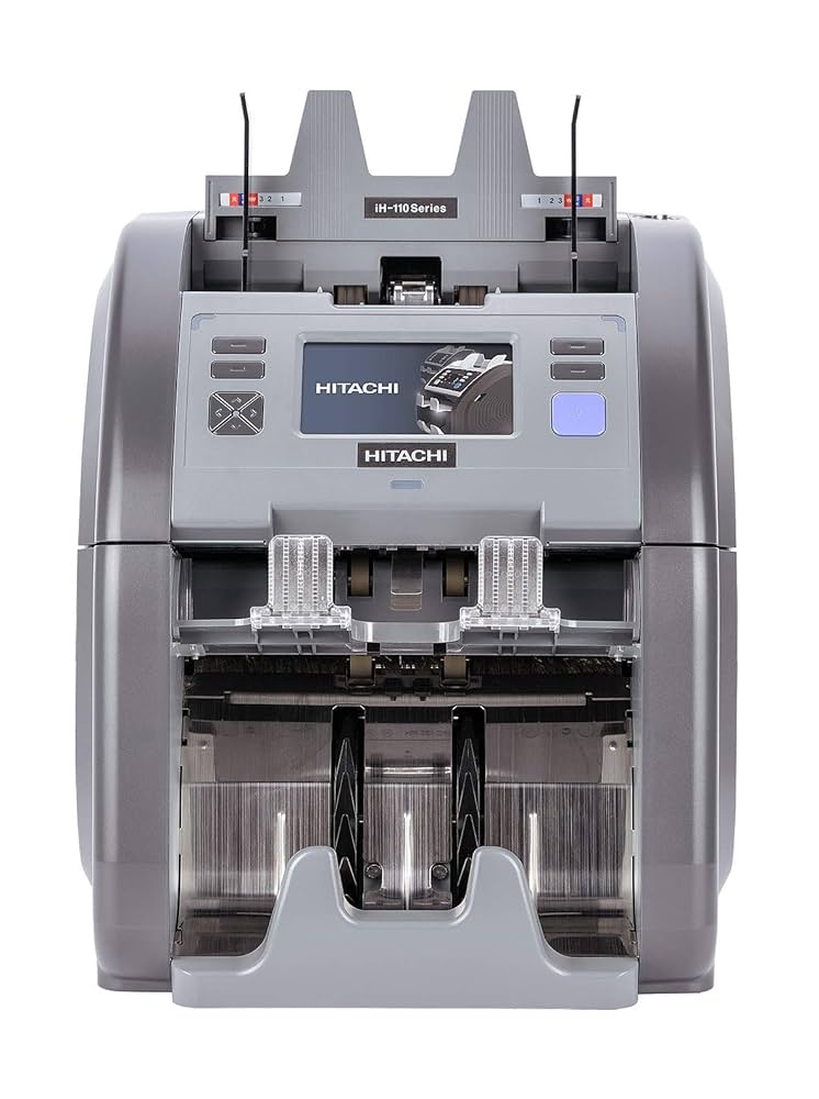 COMPTEUSE DE BILLETS PROFESSIONNELLE VALEUR MIXTE HITACHI IH-110