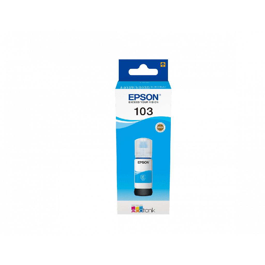 BOUTEILLE D'ENCRE EPSON 103 CYAN