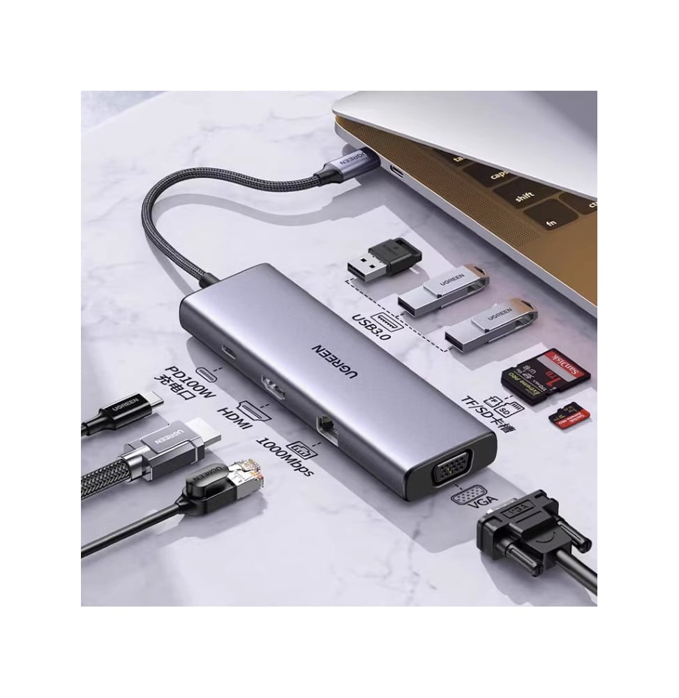 HUB USB-C Ugreen 9 en 1