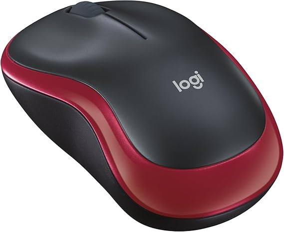 Logitech® Wireless Mouse M185 - RED - 2.4GHZ - N/A - EMEA28i-935 - TERRA