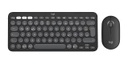 COMBO CLAVIER ET SOURIS LOGITECH PEBBLE 2 BLACK 